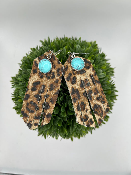 Vary Mary: leopard w/ turquoise